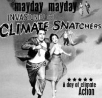 Mayday poster - based on 1950s B Movie poster